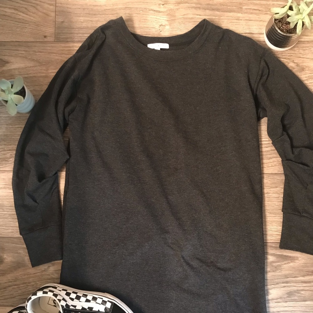 Scrunch Sleeve Sweatshirt Dress - Nordstrom